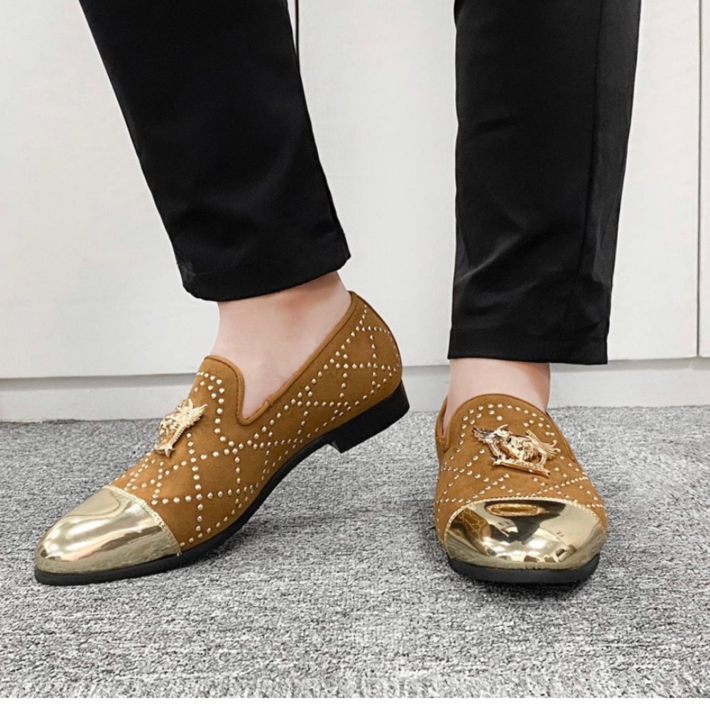 Men loafer dress shoes message me for available sizes